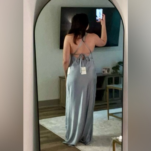 Show Me Your Mumu Dusty Blue Dress, New with Tags, Size Medium - Picture 5 of 5